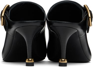 Кецове и обувки CHLOÉ Chloé Andrea Buckle Leather Mules Черно | CHC25S08CQK, 1