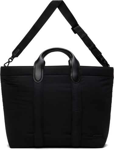 Голяма пазарска чанта Jacquemus JACQUEMUS La Croisière 'The Bambino Shopper' Tote Черно | 25E255BA423-3174, 0