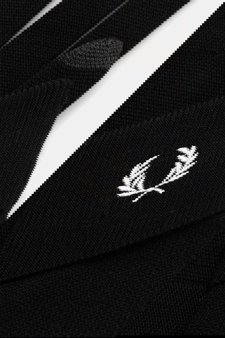 Ръкавици Fred Perry Touchscreen Knitted Gloves Черно | C1139, 1