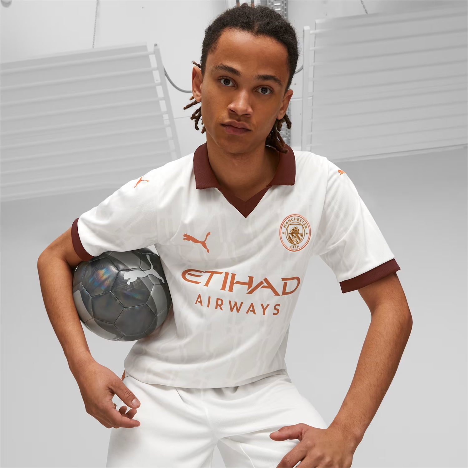 Фланелка Puma MCFC Away Jersey Replica 2023/24 Бяло | 770449-002, 1
