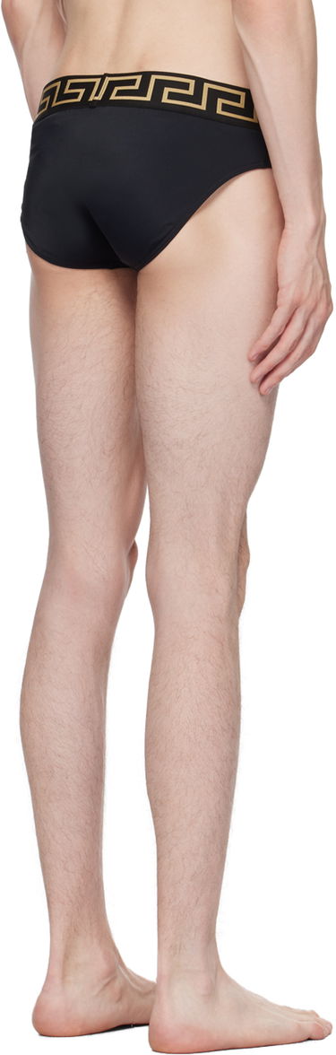 Бански Versace Versace Greca Border Swim Briefs Черно | ABU01025_A232185, 2