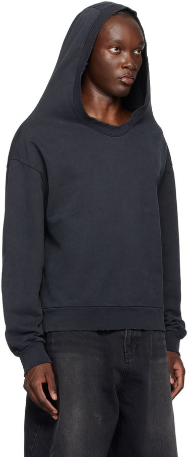 Суитчър We11done We11done Wide Neck Hoodie Черно | WD-TH2-24-801-U-BK, 1