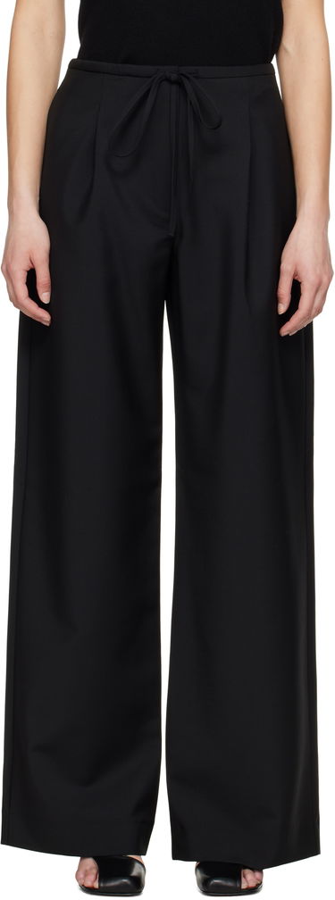 Панталони Róhe Róhe Relaxed Drawstring Trousers Черно | 415-30-007, 0