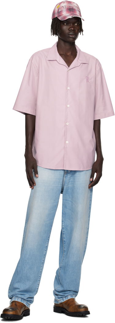 Риза Acne Studios Acne Studios Button-Up Camp Collar Shirt Розово | BB0634-, 3