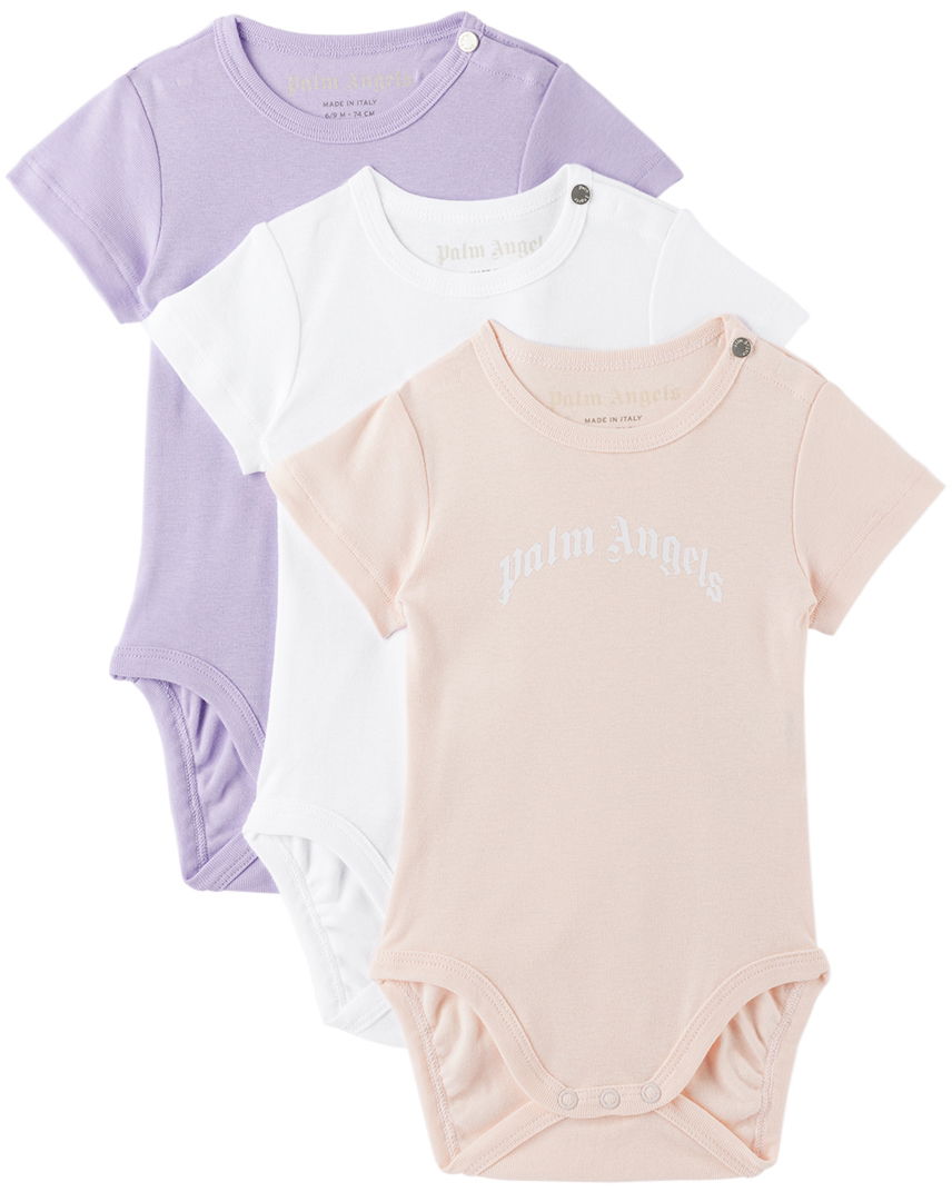 боди Palm Angels Palm Angels Three-Pack Bodysuits Розово | PG2X001F22JER0013001, 0