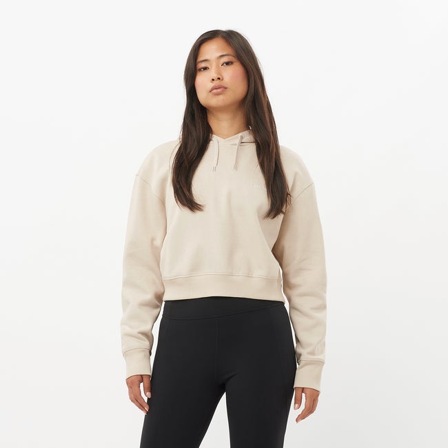 Суитчър Salomon Cropped Hoodie Бежово | LC2522900, 0