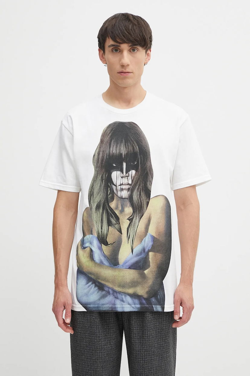 Тениска Fucking Awesome Fucking Awesome Last Night Graphic T-Shirt Бяло | PN20151