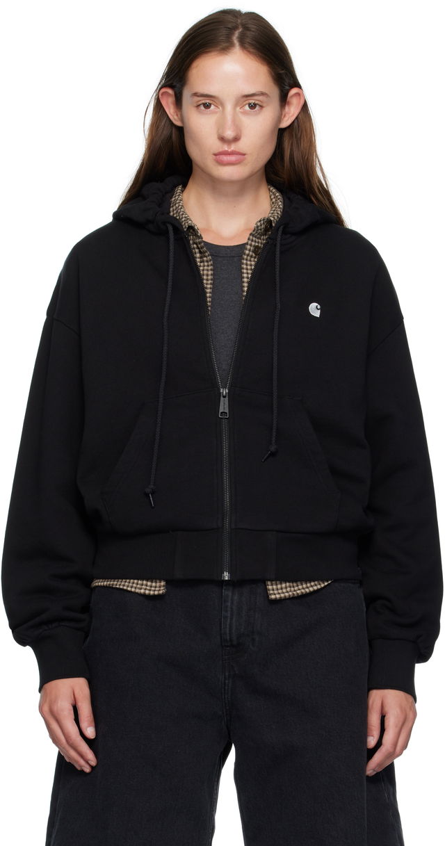 Work In Progress Casey Full-Zip Cropped Hoodie