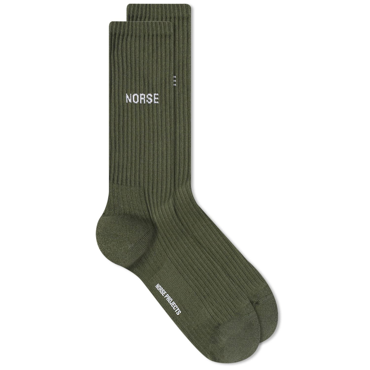 Чорапи NORSE PROJECTS Bjarki Logo Sock Зелено | N82-0060-8045, 0