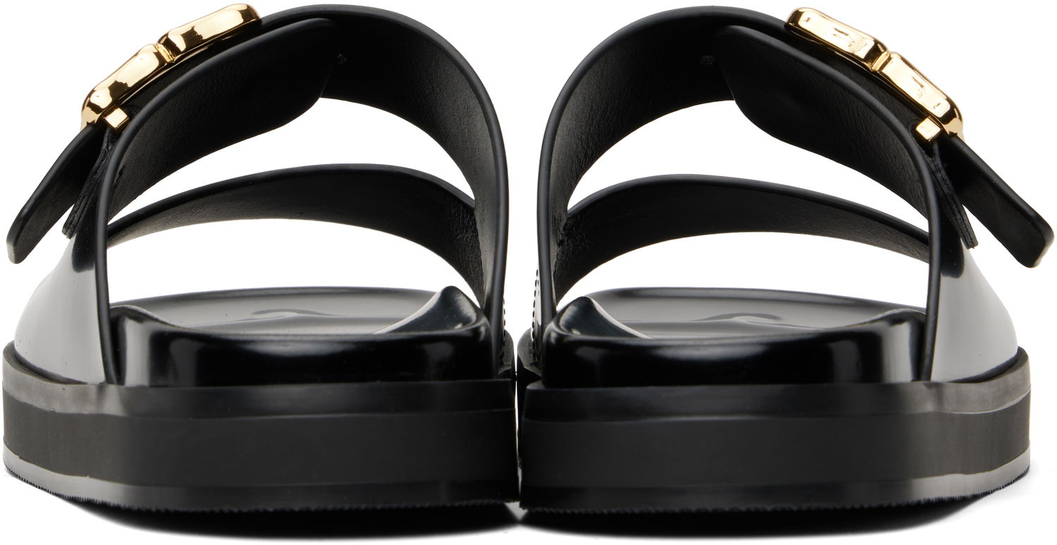 Аксесоари Givenchy Givenchy 4G Liquid Flat Sandals Черно | BE309UE2CF001, 1