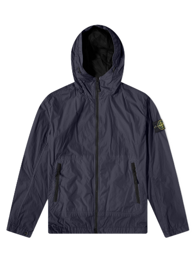 Ветровка Stone Island Crinkle Reps Hooded Jacket Тъмно синьо | 781540522-V0020