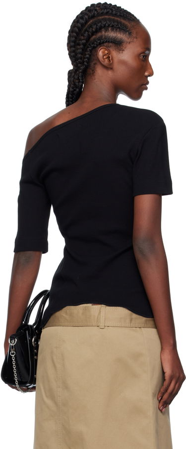 Тениска Vivienne Westwood Vivienne Westwood Asymmetrical Shoulder T-Shirt Черно | 1G010010-J009C-, 2