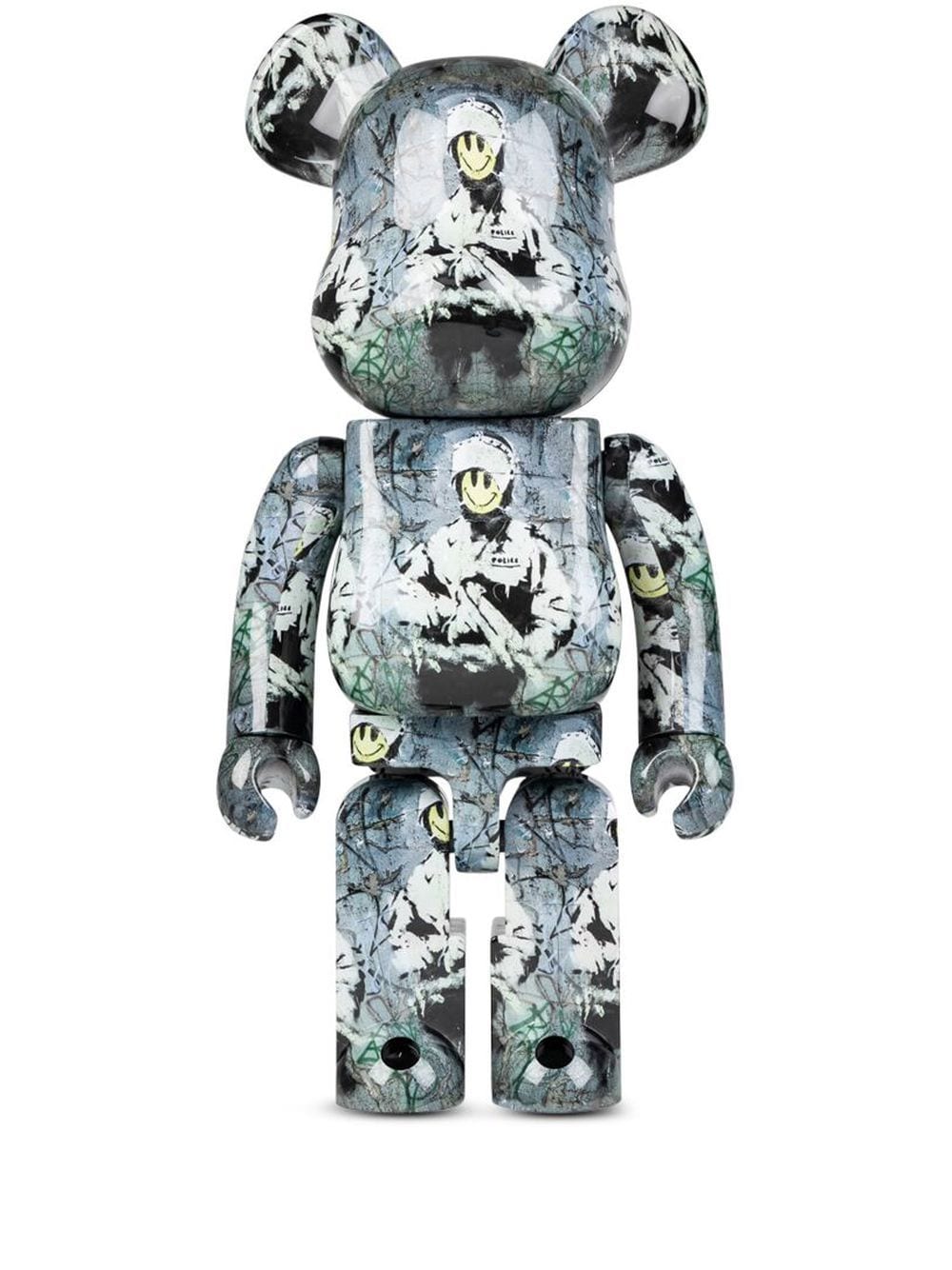 Колекционерско Medicom Toy Be@rbrick Riot Cop figure - Grey Сиво | MEDI004718926638, 0