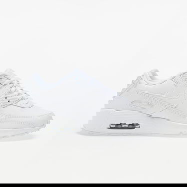 Кецове и обувки Nike Air Max 90 Leather GS Бяло | CD6864-100, 1