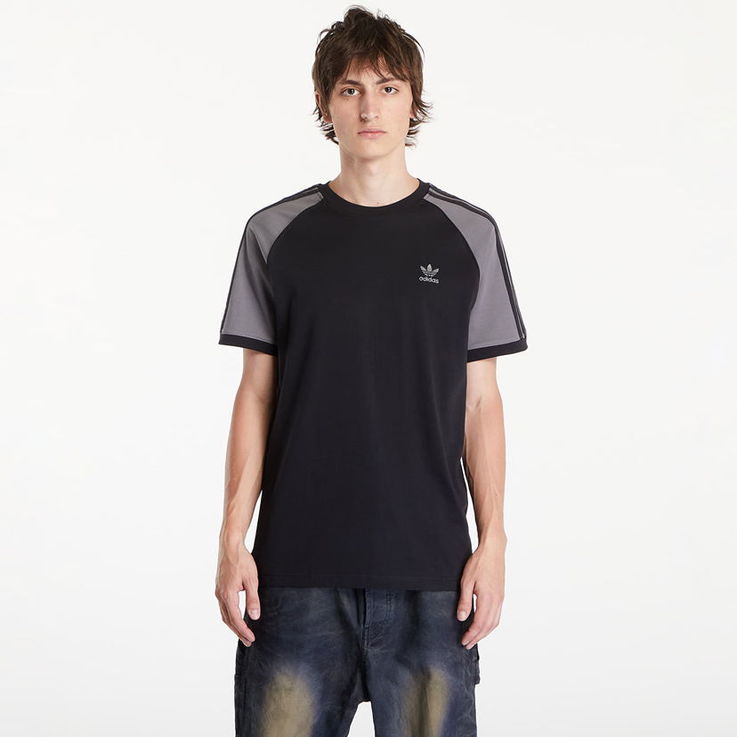 Тениска adidas Originals Cb 3-Stripes Tee Black/ Grey Four Черно | IW5818