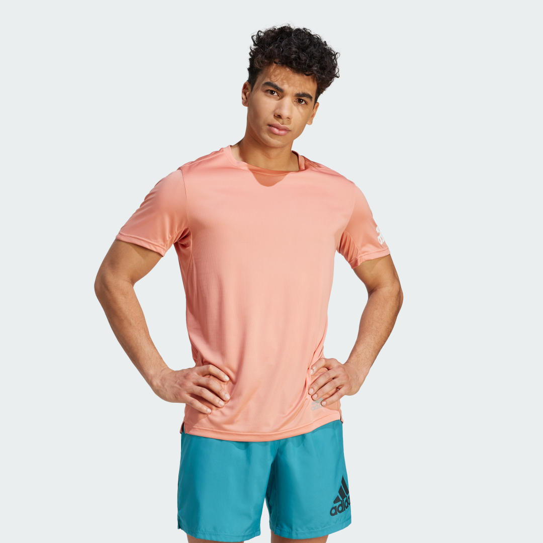 Тениска adidas Performance Training Running T-Shirt Розово | IJ6835, 0