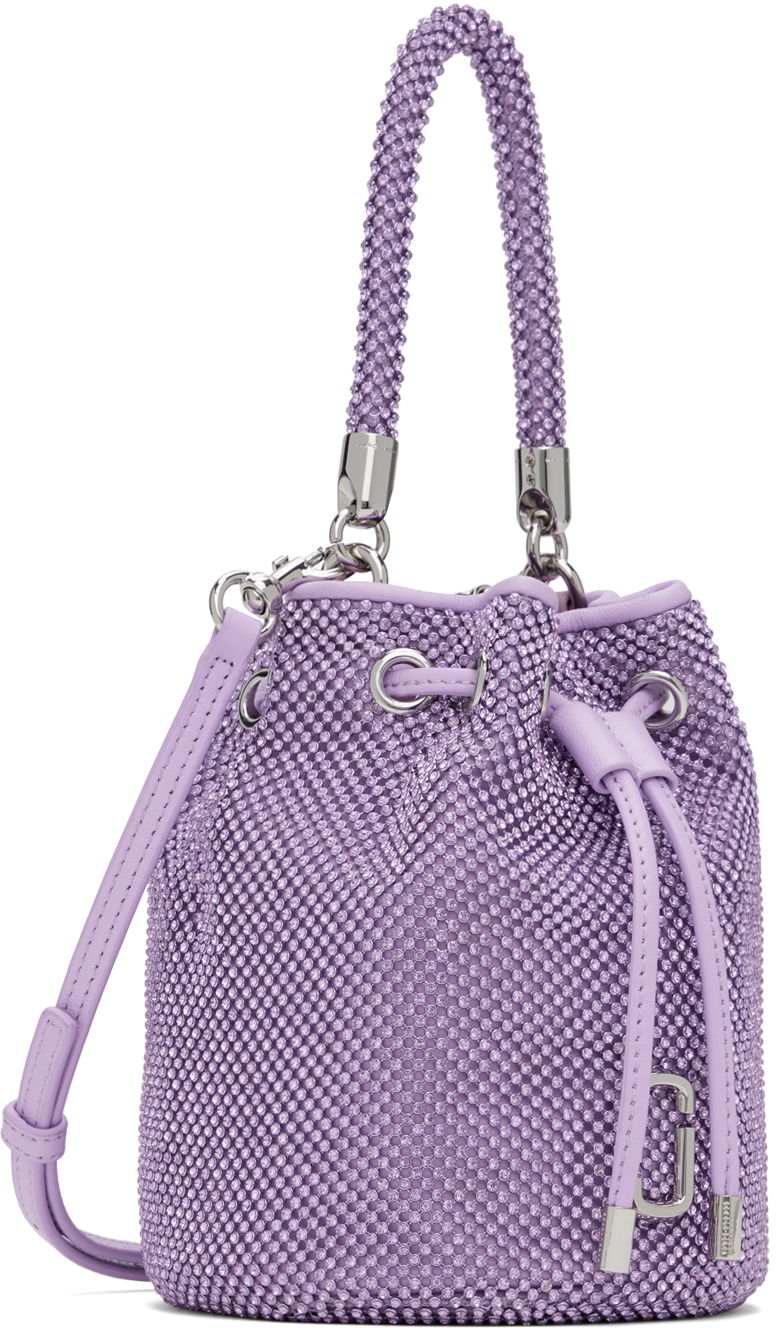 Дамска чанта Marc Jacobs Marc Jacobs Rhinestone Mini Bucket Bag Лилаво | 2P4HCR017H03, 1
