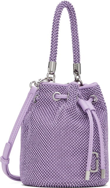 Дамска чанта Marc Jacobs Marc Jacobs Rhinestone Mini Bucket Bag Лилаво | 2P4HCR017H03, 1