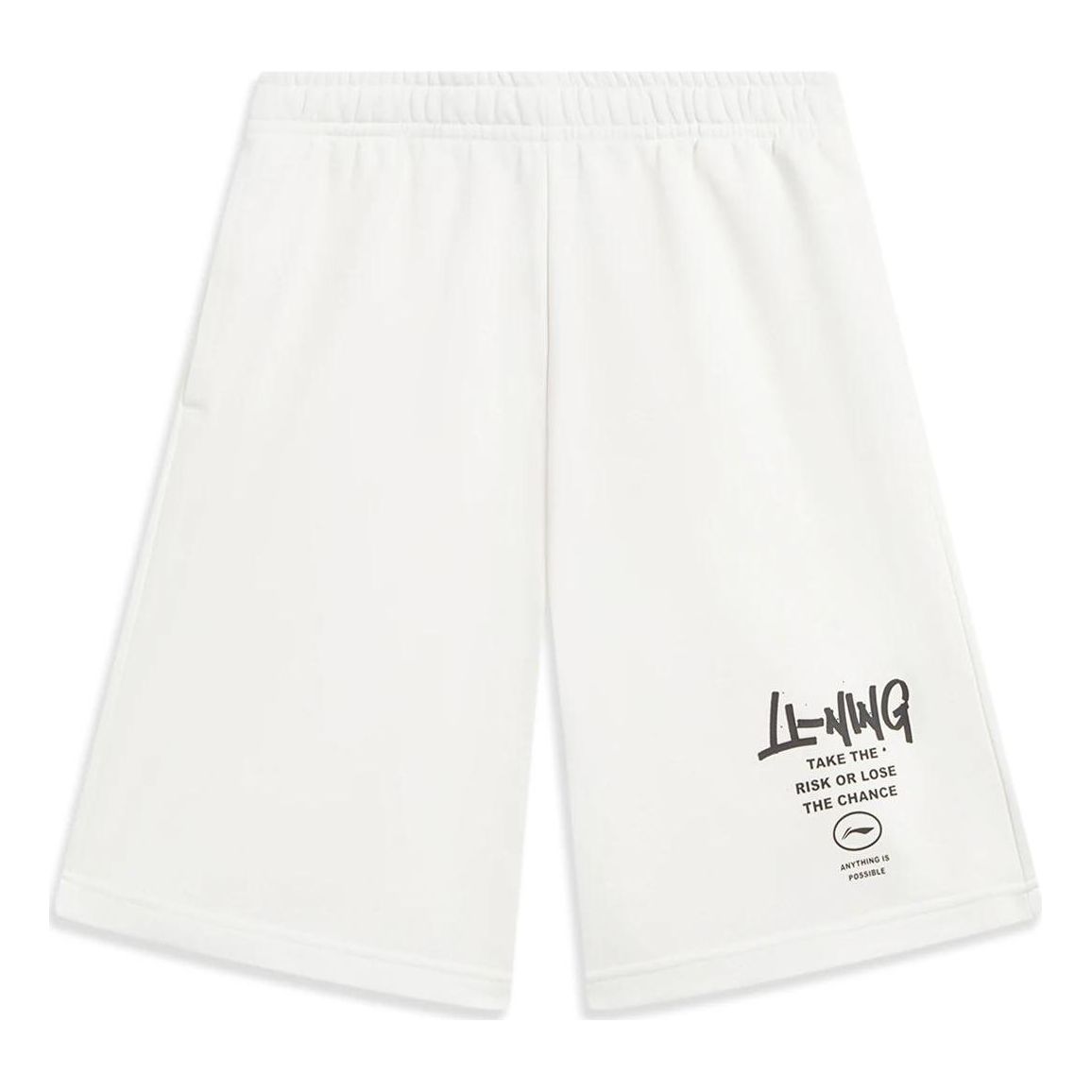 Къси панталони Li-Ning Anything Is Possible Graphic Straight Shorts Бяло | AKST593-1, 0