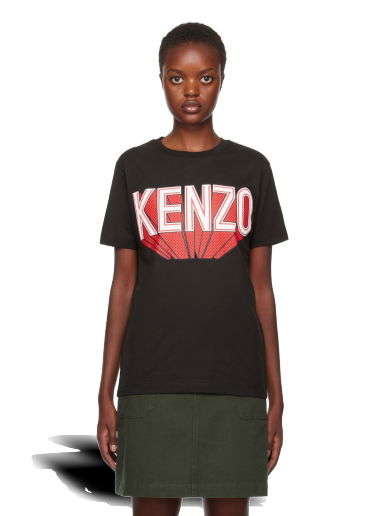 Тениска KENZO Paris 3D T-Shirt Черно | FD62TS0794SO