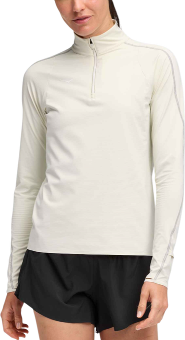 Суитчър Hoka One One Hoka GlideTech Quarter Zip Top Бяло | 1164155-tls, 0