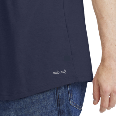 Тениска Allbirds Merino Tee, Size Small Тъмно синьо | A12111M, 3