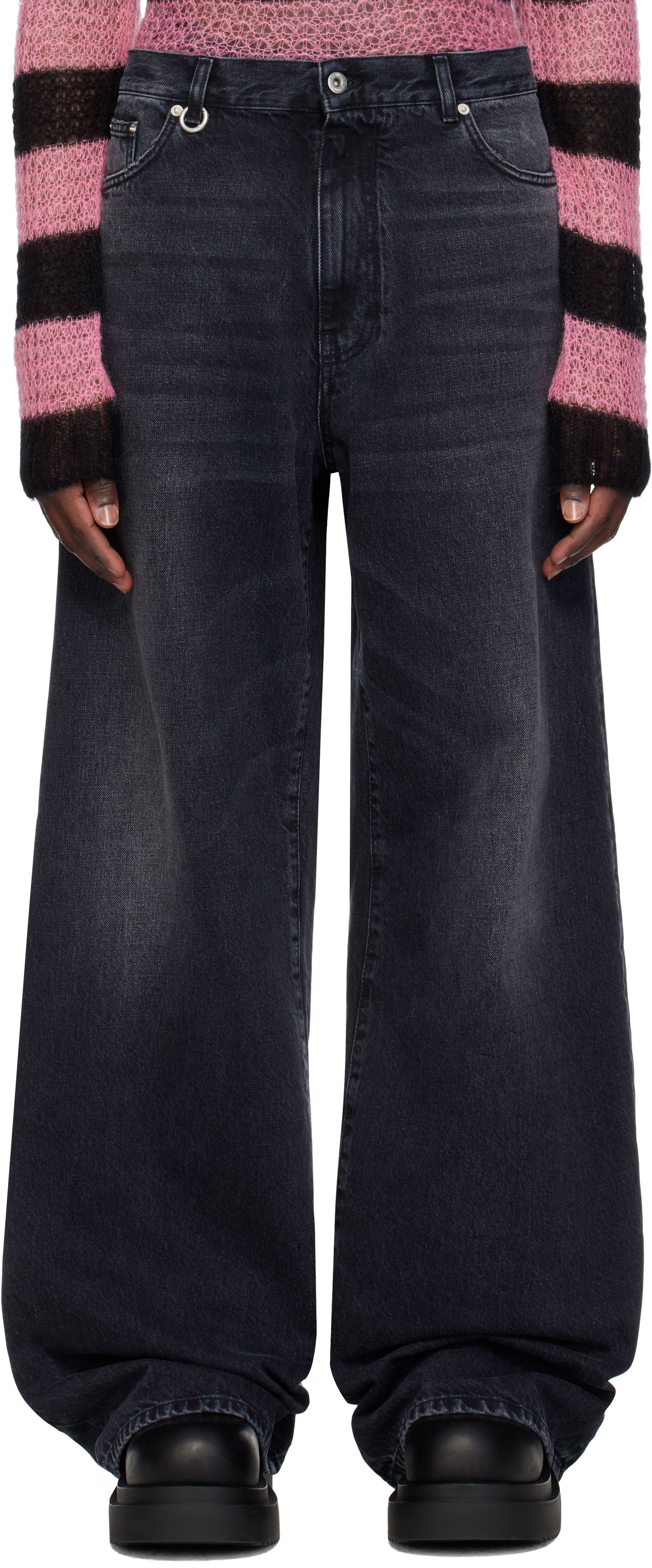 Дънки We11done We11done Oversized Jeans Черно | WD-DP0-25-397-M-BK, 0
