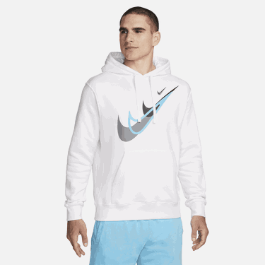Суитчър Nike mikina s kapucí Sportswear Бяло | FZ0201-100, 0
