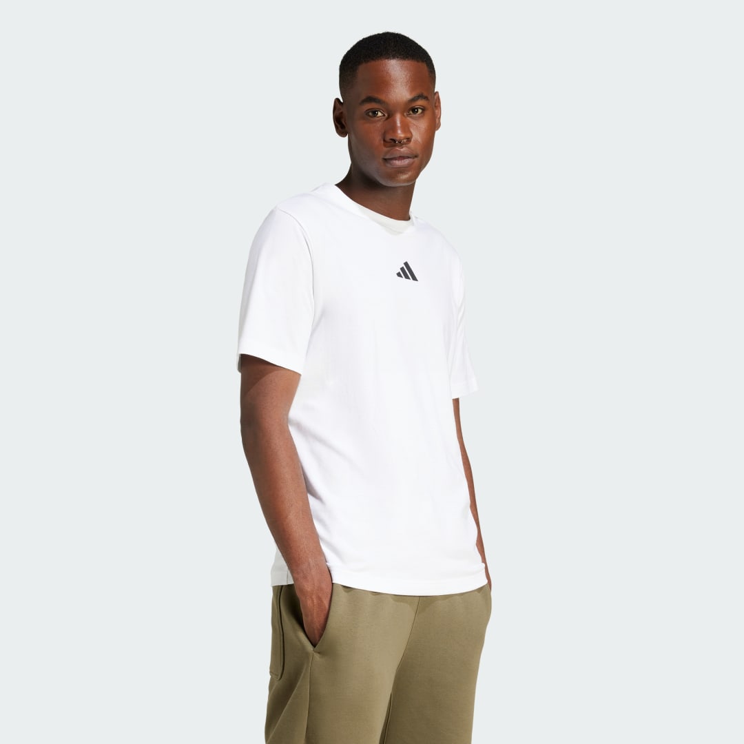 Тениска adidas Performance Graphic T-Shirt Бяло | JP1527, 1