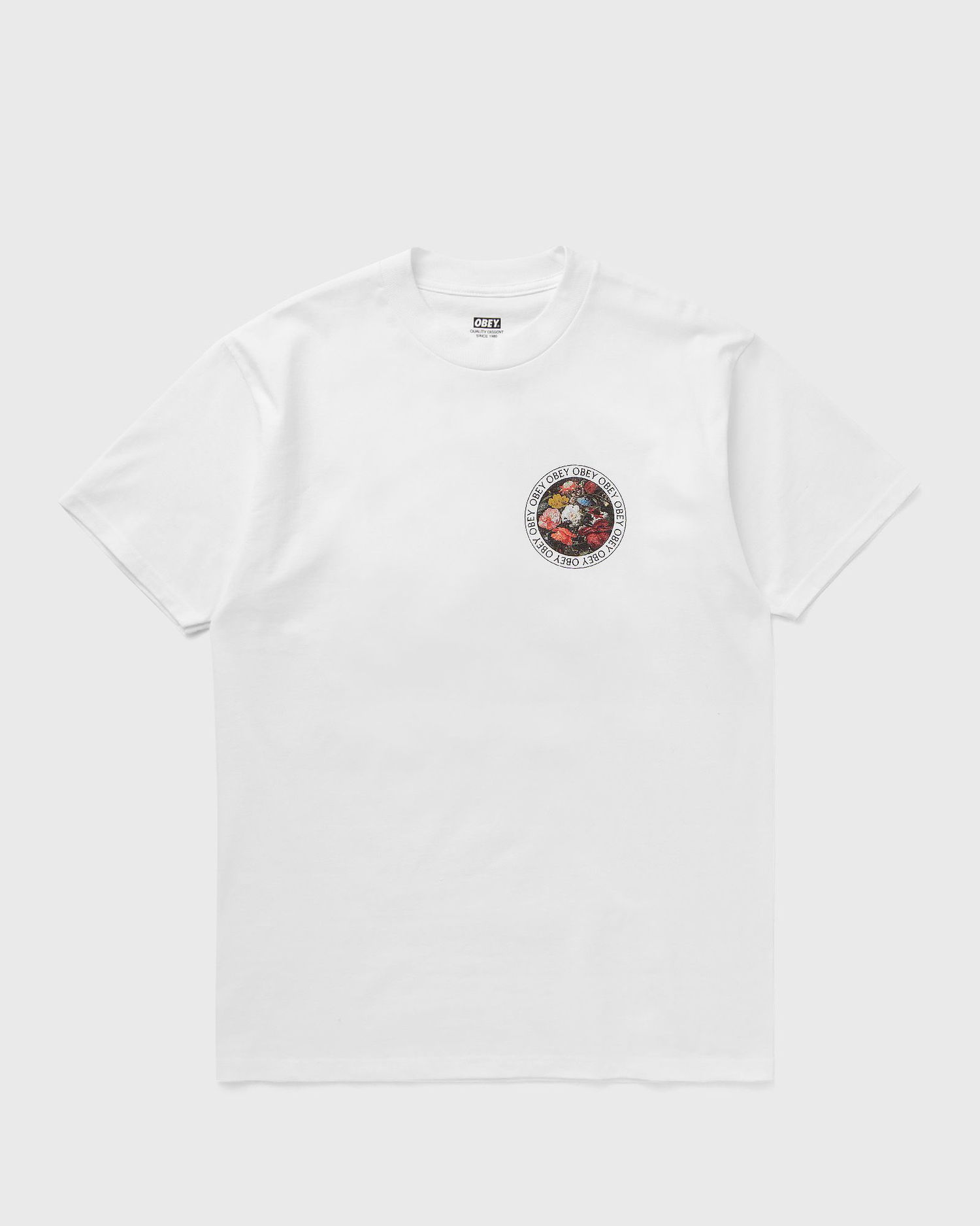 Тениска OBEY Bouquet Graphic T-Shirt Бяло | 165263897-WHT, 0