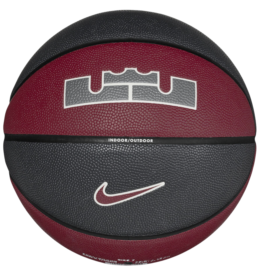 Спортна екипировка Nike All Court 8P 2.0 L James Training Indoor/Outdoor Size 7 Basketball Бургунди | 9017-37-52, 0