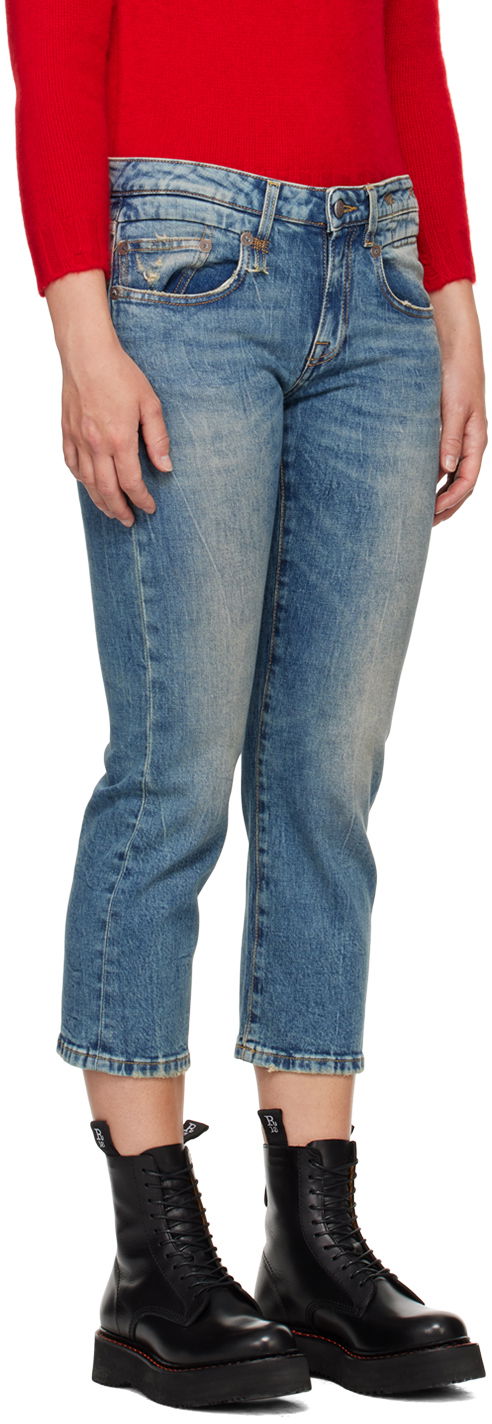 Дънки R13 R13 Boy Straight Jeans Синьо | R13W0091-D081A, 1