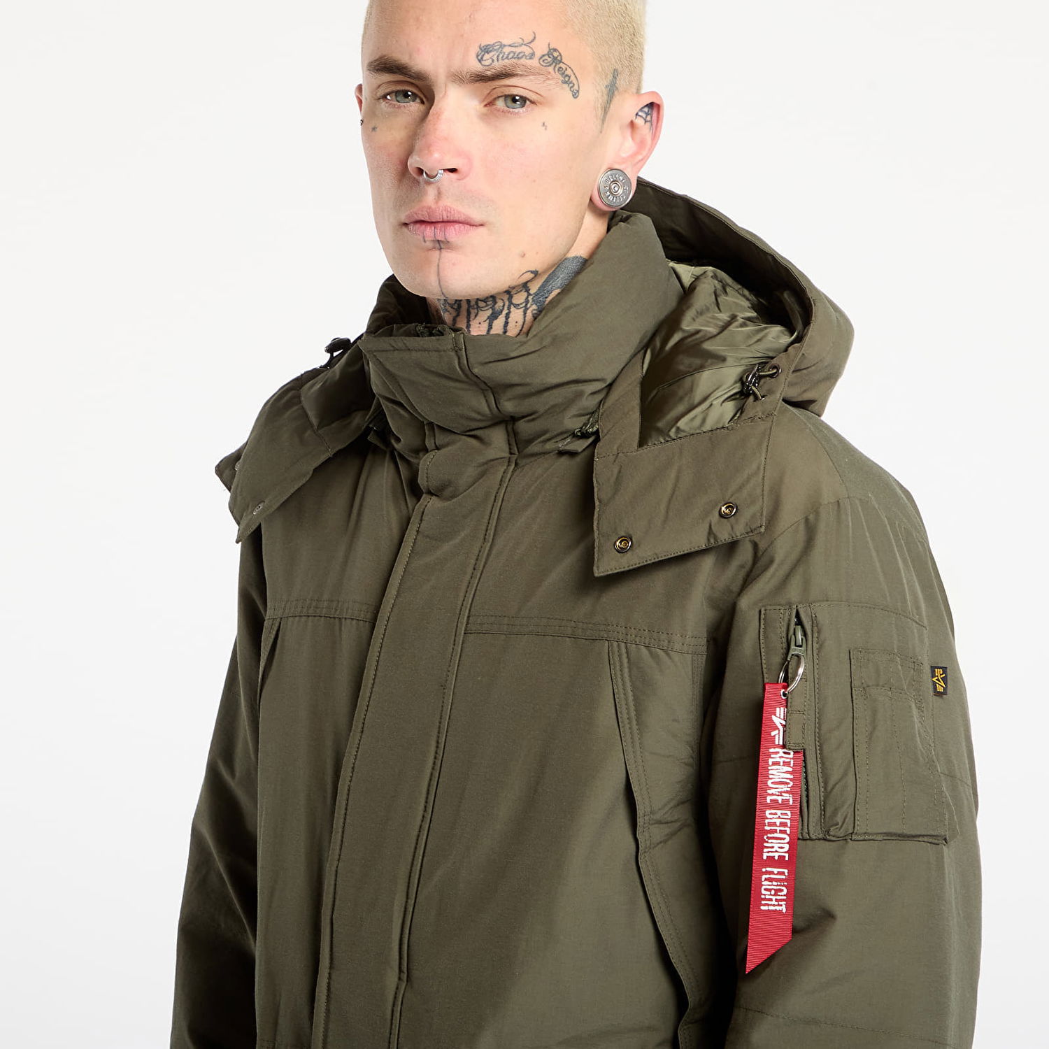 Парка Alpha Industries Hooded Puffer Parka Зелено | 148124-142, 1