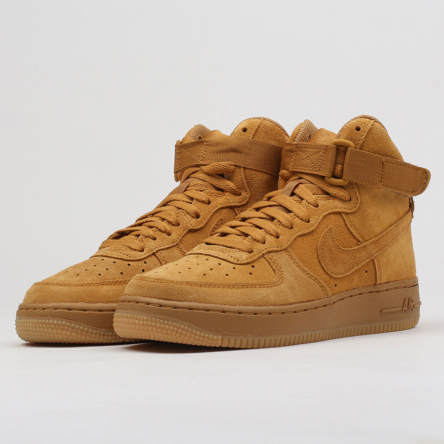 Кецове и обувки Nike Air Force 1 High LV8 ''Wheat'' GS Кафяво | 807617-701, 1