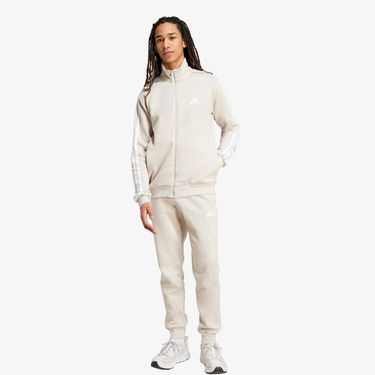 Комплект adidas Performance Sportswear Basic 3-Stripes Fleece Tracksuit Бежово | JX5547, 1