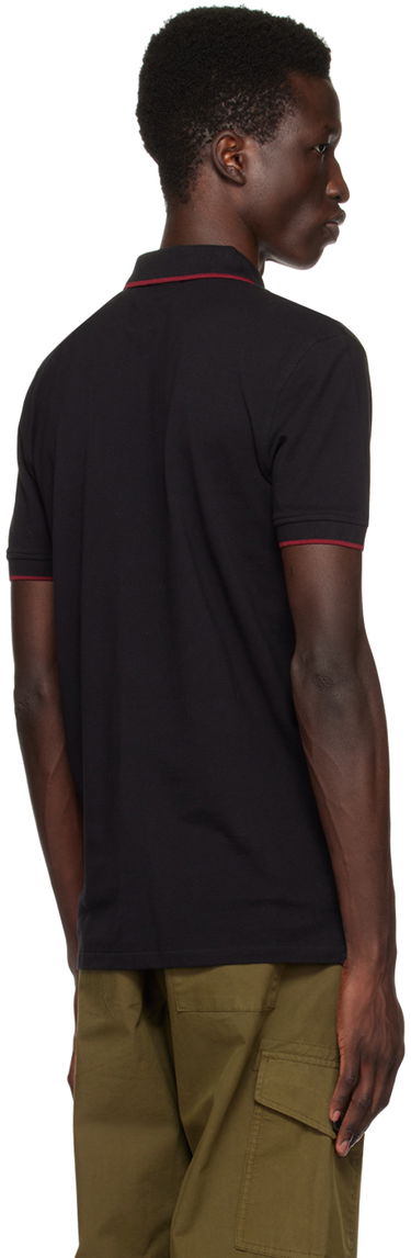 Поло тениска Paul Smith PS Paul Smith Zebra Polo Черно | M2R-150LZ-K21580-79, 2
