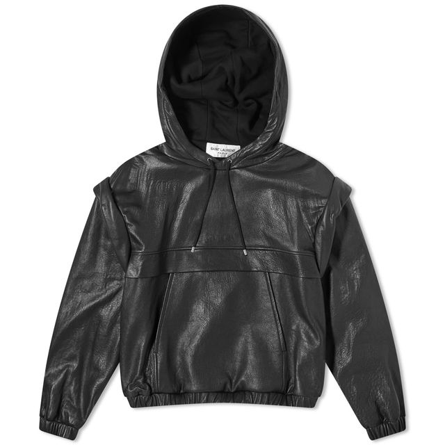 Leather Hoodie