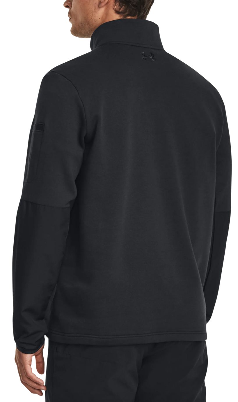 Суитчър Under Armour Tac Rival Job Quarter-Zip Pullover Черно | 1379203-001, 1