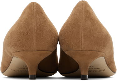 Кецове и обувки Jimmy Choo Amelia Suede Kitten Heel Pumps Бежово | AMELIA, 1