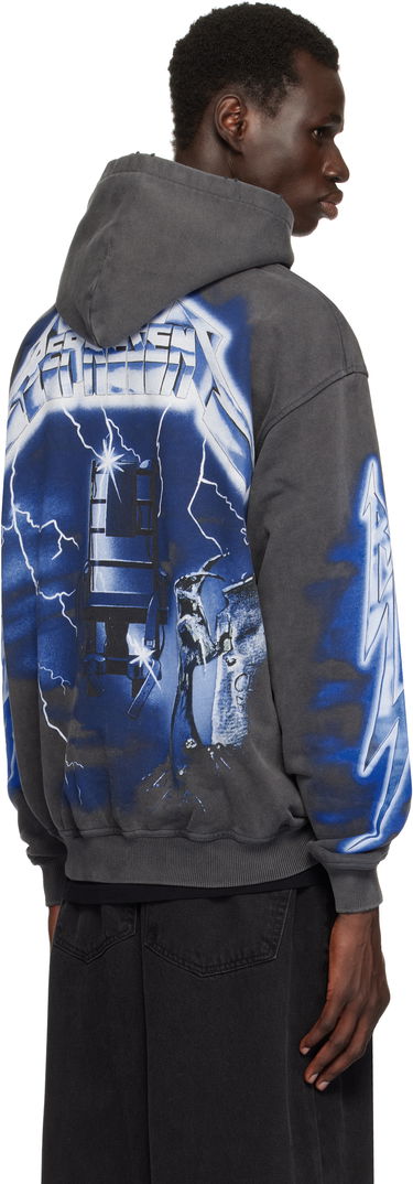 Суитчър Represent Clo Represent 'Metallica Ride The Lightning' Hoodie Сиво | MLM4372, 2