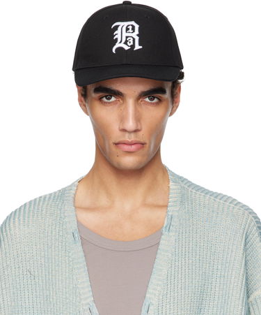 Шапка с козирка R13 R13 Baseball Cap with Logo Черно | R13WA022-A001, 0