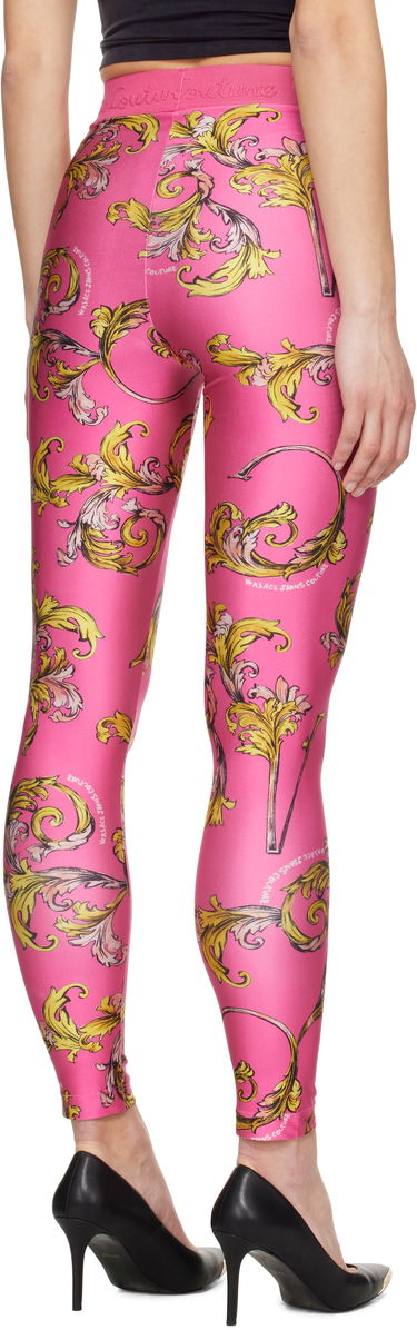 Клинове Versace Versace Jeans Couture Barocco Print Leggings Розово | E78HAC101_EJS470, 2