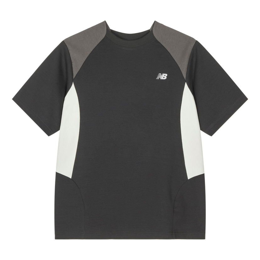 Тениска New Balance Color Block T-Shirt by LiangDong Черно | NEE17113-DKG