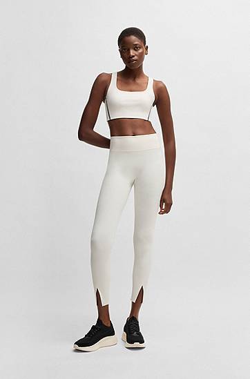 Сутиен BOSS BOSS Active Sports Bra with Removable Padding Бяло | 50540825, 1