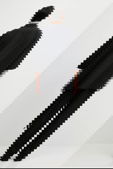 Риза Rick Owens Magnum Tommy Relaxed Fit Camp Collar Shirt with Chest Pockets Черно | DU01E3290.NR, 2