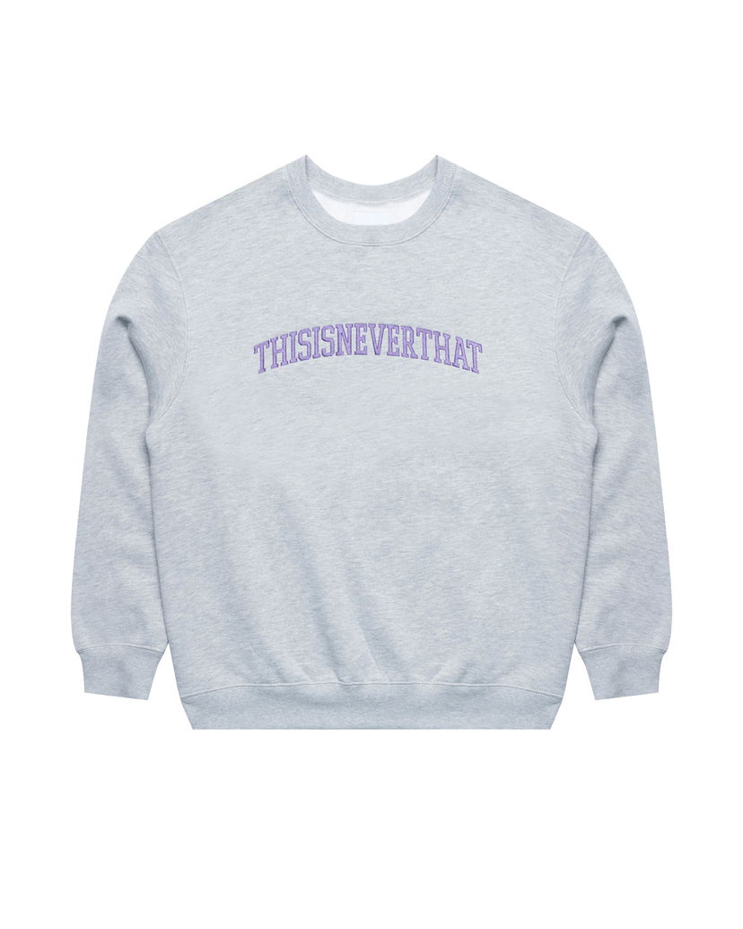 Суитчър thisisneverthat Arch-Logo Crewneck Sweatshirt Сиво | TN243TSWCW02-HGR