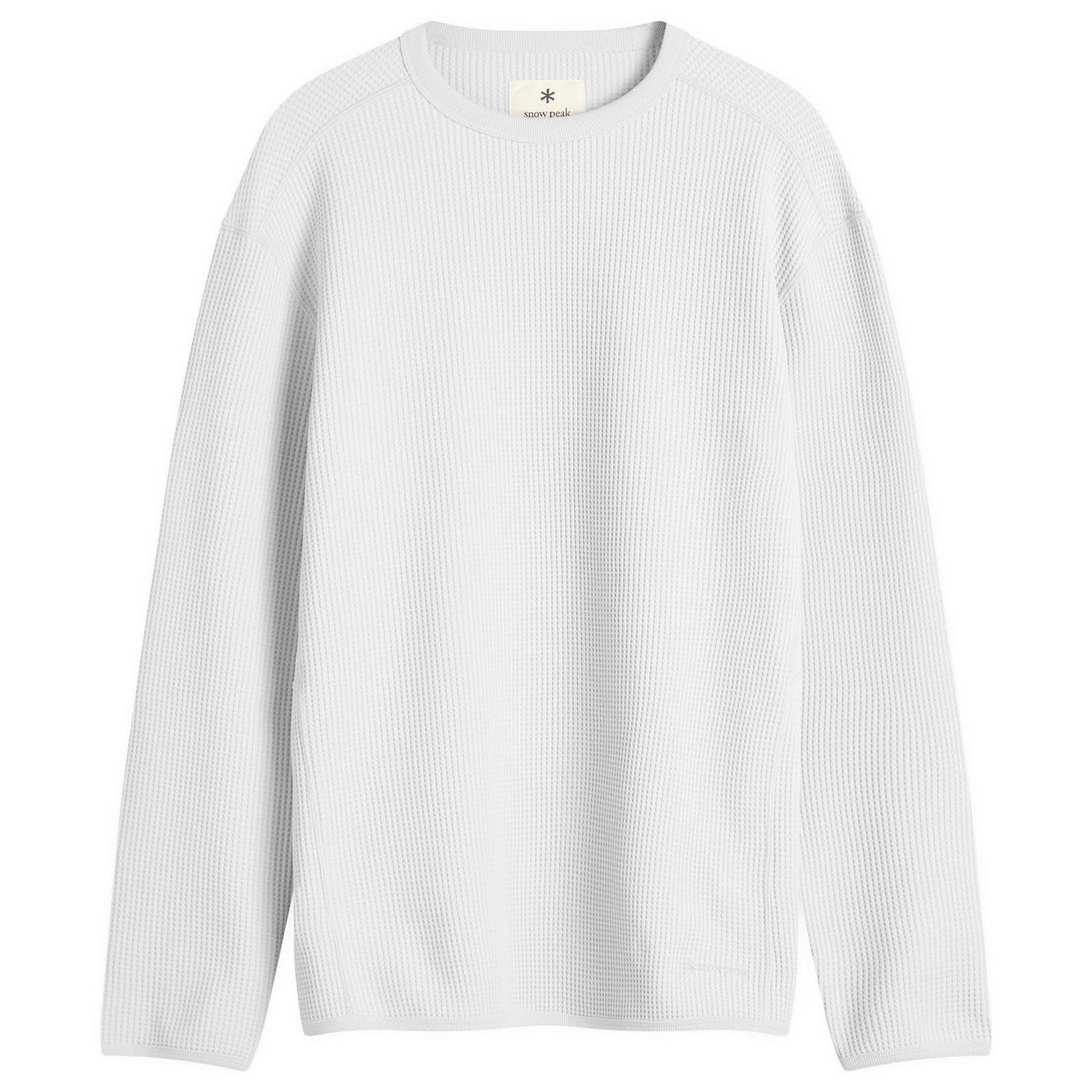 Пуловер Snow Peak Snow Peak Dry Waffle Long Sleeve T-Shirt, Size Large Бяло | SW-25SU010-LG, 1