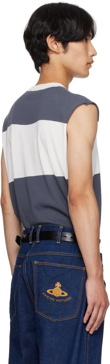 Пуловер Vivienne Westwood Vivienne Westwood Ollie Striped Sweater Vest Сиво | 2701002J-Y003F-, 2