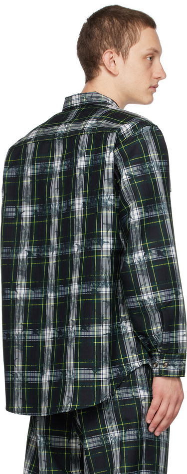 Риза BEAMS BEAMS PLUS Adventure Plaid Shirt Зелено | 38110268791, 2