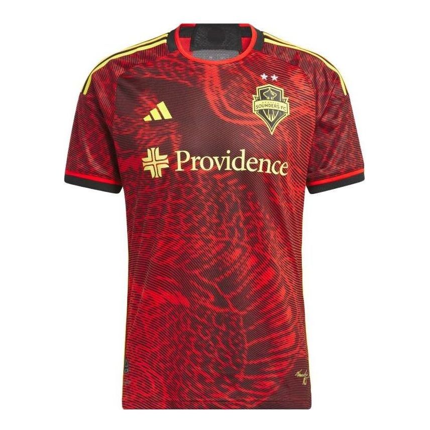 Фланелка adidas Originals Seattle Sounders FC 23/24 Away Authentic Jersey Червено | IL8576, 0